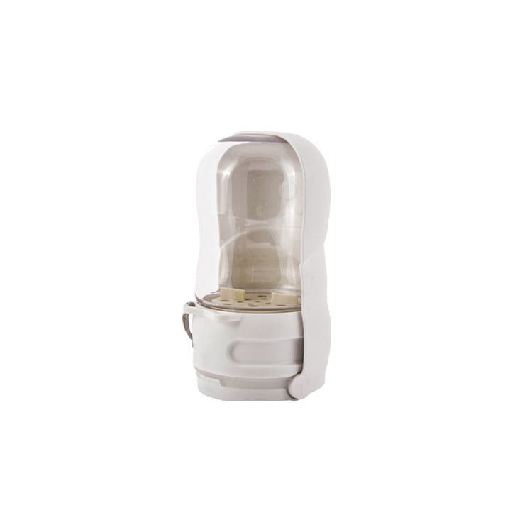 Opvouwbare drink- en voerfles voor onderweg