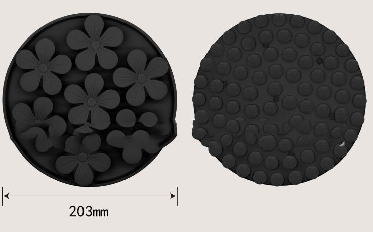 Dieren slowfeeder met bloemendesign