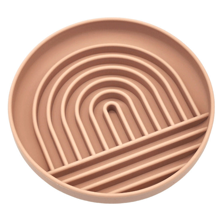 Anti-schrok slowfeeder silicone met zuignap