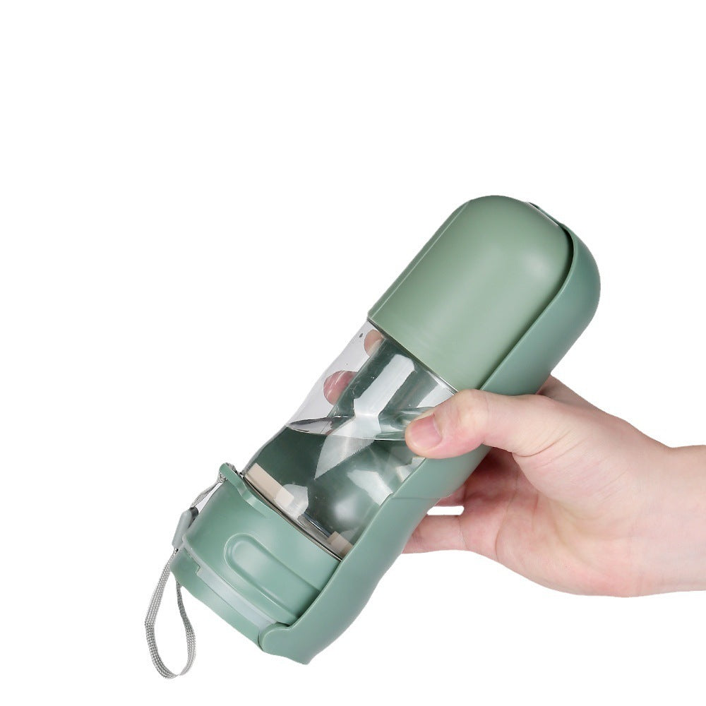 Opvouwbare drink- en voerfles voor onderweg
