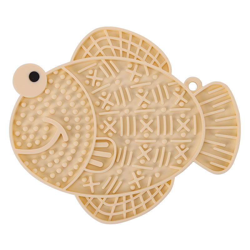 Silicone lik- en voermat voor honden met leuk design