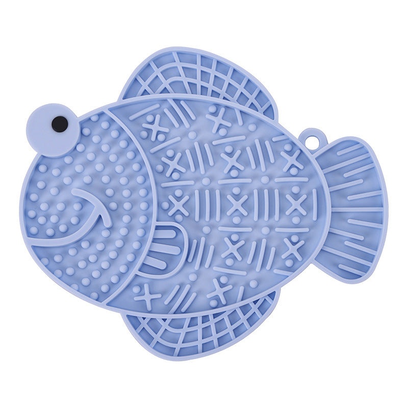 Silicone lik- en voermat voor honden met leuk design